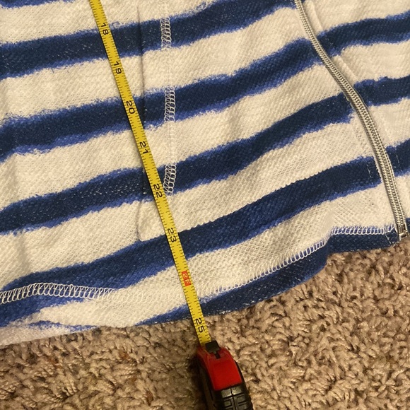 Ruby Rd. Blue and white zippered jacket size M - Picture 7 of 8